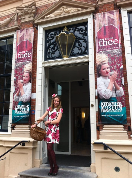 Op de thee bij het Keramiekmuseum Princessehof